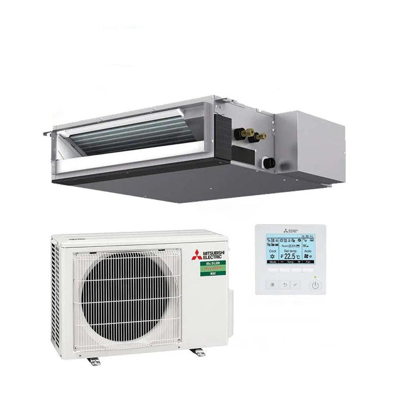 MITSUBISHI ELECTRIC SEZM25DAKIT 2.5kW Bulkhead Inverter | PAR-40MAA Wired Controller - Single Phase